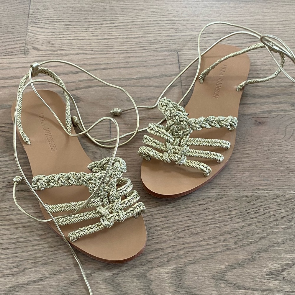 Ulla Johnson gold sandal